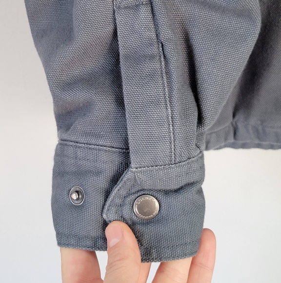 Duluth Original Firehose Heavy Cotton Shacket Men's Size Large Tall Workwear - Picture 7 of 13